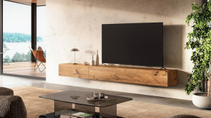 Lago 36e8 Tv Unit 1409B Sideboard Anrichte aus Wildwood - Holz