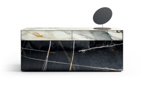 Lago Materia Dresser 2144 Kommode Wandregal Xglass