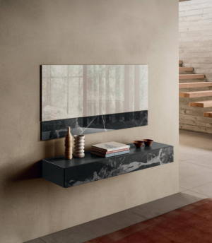 Lago 36e8 Consolle 0839 aus Glas Lackiert oder Matt mit Xglass
