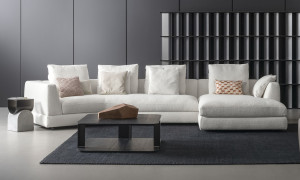 Bonaldo Liam Sofa in verschiedenen Größen aus Stoff oder Leder