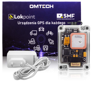Lokalizator GPS OMTECH LC-130 M-XT, 3300 mAh, Lokpoint, Magnesy, Ładowarka, Karta PrePaid