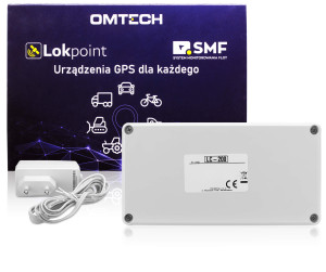Lokalizator GPS OMTECH LC-230 M-XT, 40000 mAh, Lokpoint, Magnesy, Ładowarka, Karta PrePaid