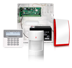 Alarm bezprzewodowy SATEL Perfecta 16-WRL 1x Czujka, LCD, Aplikacja, Powiadamianie GSM