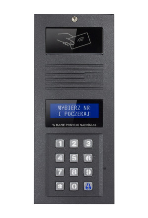 Moduł panela Optima OP-255R-G grafitowy z czytnikiem RFID ELFON
