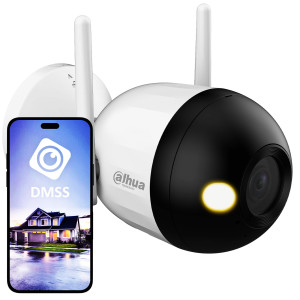 Outlet: Kamera tubowa WiFi Dahua BULLET F4C-PV 4Mpx Smart Dual Light, Aktywne odstraszanie