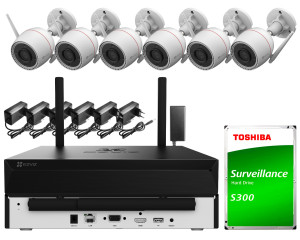Zestaw do monitoringu Wi-Fi EZVIZ 6x CS-H3C 5Mpx