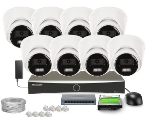 Zestaw do monitoringu Hikvision 8x DS-2CD1383G2-LIUF Smart Hybrid Light 4K