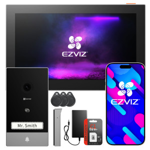 Wideodomofon WiFi EZVIZ HP7 + karta 64GB