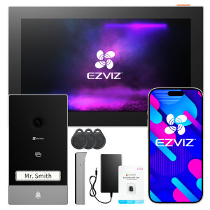 Wideodomofon WiFi EZVIZ HP7 + karta 64GB