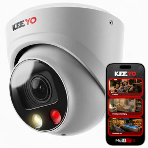 Kamera kopułowa IP KEEYO LV-V-IP5M3AF-DL 5Mpx, motozoom