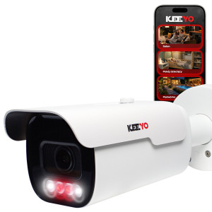 Kamera tubowa IP KEEYO LV-V-IP8M5AF-DL 8Mpx, motozoom
