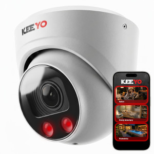 Kamera kopułowa IP KEEYO LV-V-IP8M35AF 8Mpx, motozoom