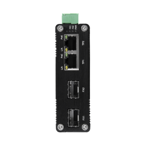 2 portowy przemysłowy switch PoE na szynę DIN BCS-ISP02G-2SFP
