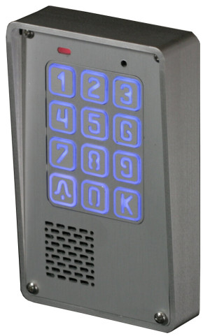 Outlet: Cyfrowy panel domofonowy wielorodzinny z szyfratorem RADBIT KEC-4 NT MINI GD36