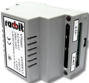 Zasilacz do kasety domofonowej Zasilacz 230/12V 10W RADBIT ZAS