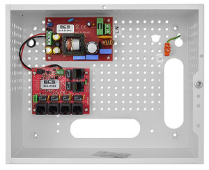 System zasilania dla 4 monitorów IP z switchem PoE BCS-SP0406