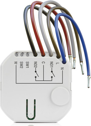 Abax 2 Bezprzewodowy dwukanałowy sterownik ASW-210
