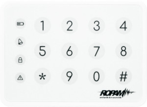 Klawiatura dotykowa strefowa Ropam TK-4W