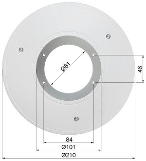 Uchwyt sufitowy do kamer kulistych DS-1227ZJ Hikvision
