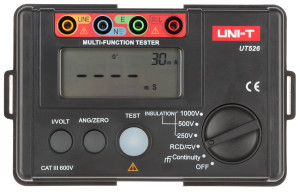 Miernik rezystancji izolacji + Tester RCD UT-526 UNI-T