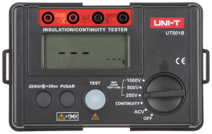 Miernik rezystancji izolacji UT-501B UNI-T