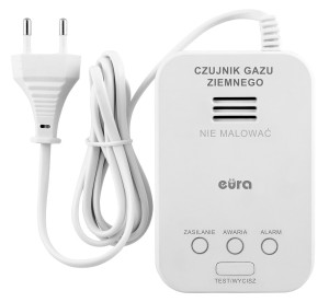 Czujnik gazu EURA GD-01A2 230V/ 50Hz przewodowy gaz ziemny