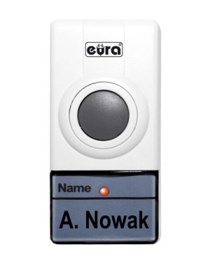 Przycisk zewnętrzny do dzwonków EURA BELL+ WDA-01A3 biały