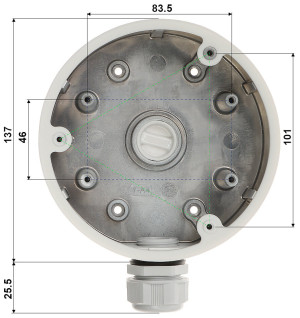 Outlet: Uchwyt kamery DS-1280ZJ-PT6 Hikvision