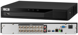 Rejestrator 16 kanałowy BCS-L-XVR1601-V jednodyskowy 5-systemowy HDCVI/AHD/TVI/ANALOG/IP