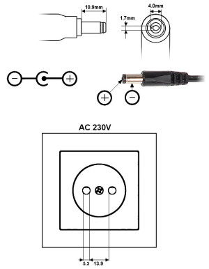 Zasilacz 6V/2A/4.0