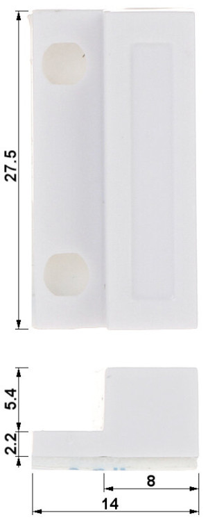 Kontaktron boczny KN-CA38B*P20