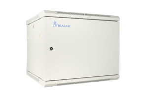 Extralink 12U 600x600 ASP Szara | Szafa rack | montowana na ścianie, drzwi blaszane pełne