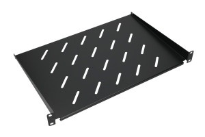 Extralink 1U 300mm Czarna | Półka | 19", do szaf wiszących