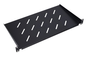 Extralink 1U 250mm Czarna | Półka | 19", do szaf wiszących
