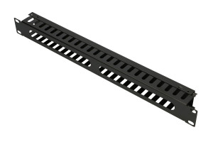 Extralink | Organizer kabli | 1U 19" z metalową osłoną