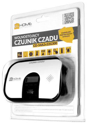 Czujnik czadu ''EL HOME'' CD-54A2v22G300 - wolnostojący