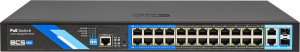 BCS-B-SP24G-2SFP-M Switch PoE dla 24 kamer IP