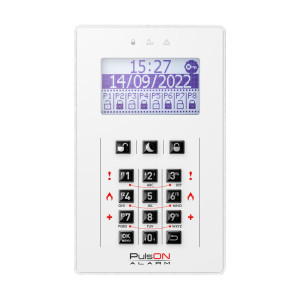 Klawiatura PulsON LCD/C WH