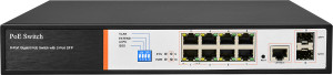 BCS-B-SP08G-2SFP-M Switch PoE dla 8 kamer IP