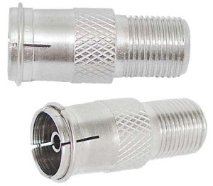 Przejście gniazdo F na gniazdo antenowe