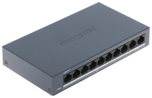 SWITCH POE DS-XS0110-P 8-PORTOWY Hikvision
