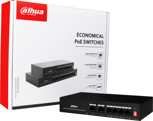 Switch POE PFS3006-4ET-36 4-portowy Dahua