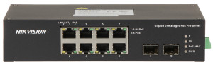 Switch PoE DS-3T0510HP-E/HS 8-portowy + 2 x SFP Hikvision