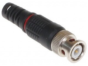 Wtyk BNC prosty skręcany