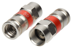 Wtyk kompresyjny F/ZAC-RG59/MSR