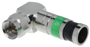 Wtyk kompresyjny kątowy F-WK/ZAC-TRI113