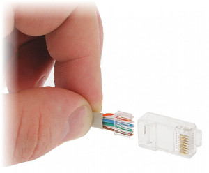 Wtyk modularny RJ45/6*P100