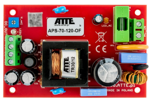 Zasilacz sieciowy SMPS 12V 6A 72W ATTE APS-70-120-OF