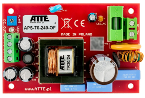 Zasilacz sieciowy SMPS 24V 3A 72W ATTE  APS-70-240-OF