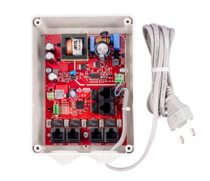 Zestaw do 5 kamer IP ATTE switch PoE 5P+1UP